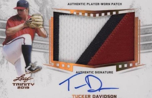 2019 Leaf Trinity - Tucker Davidson #PA-TD1