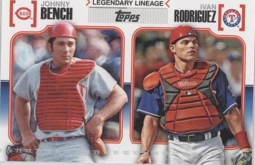 2010 Topps - Ivan Rodriguez Johnny Bench #LL10