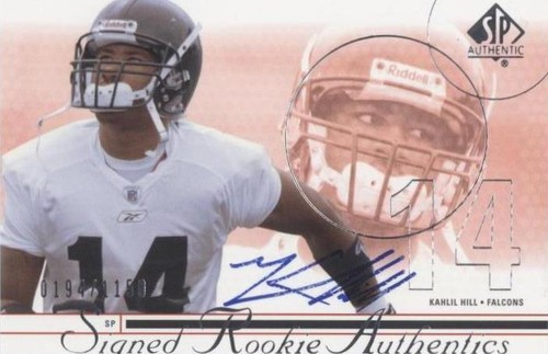 2002 SP Authentic Kahlil Hill #214