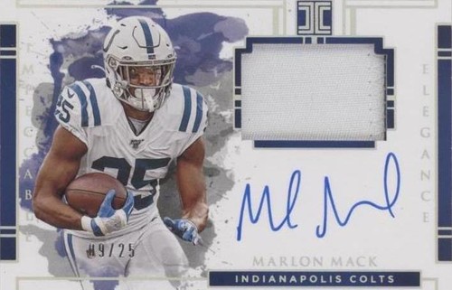 2020 Panini Impeccable Marlon Mack #EV-MM