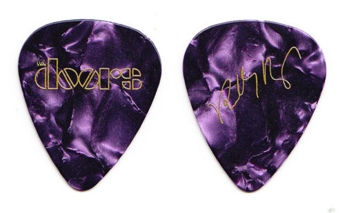 The Doors Robby Krieger Signature Promotional Purple Pearl Guitar Pick - 2017
