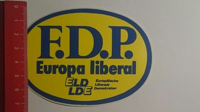 Aufkleber/Sticker: FDP Europa Liberal ELD (301216125)