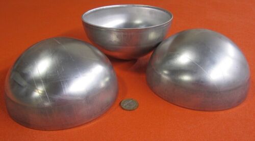 Aluminum Half Sphere / Balls 6.00" Diameter x 3.00 Height, 3 pieces 
