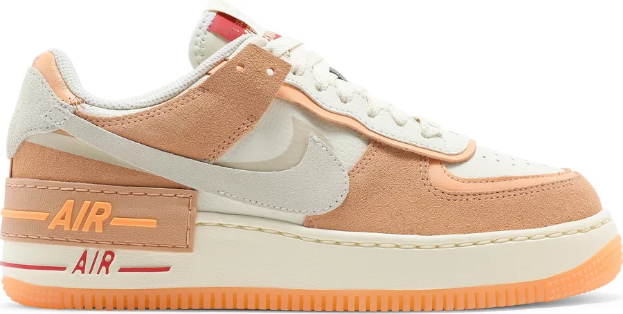 

Nike W AF1 Air Force 1 Shadow Sisterhood Cashmere Orange DM8157-700 женские 10, Оранжевый, Nike Air Force 1