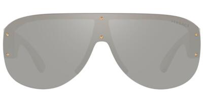 Pre-owned Versace Medusa Biggie Ve 4391 Grey/grey 48/14/140 Men Sunglasses In Gray