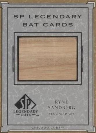 2001 SP Legendary Cuts - Ryne Sandberg #B-RS