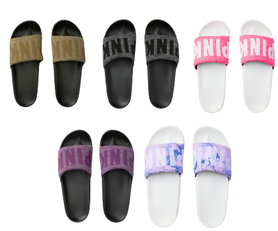 Victoria secret pink slides best sale sale