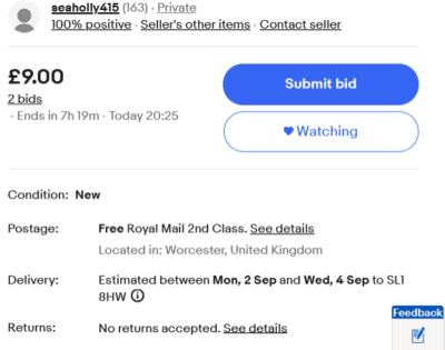 Item photo(s) from verified buyer