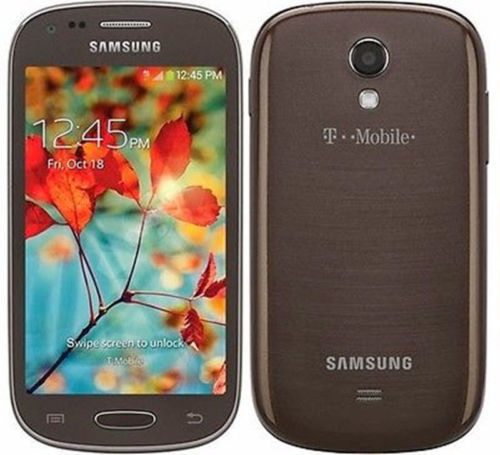 Samsung 褐色手机和智能手机