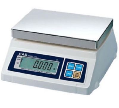CAS SW-10 Portion Control Scale 10LB X 0.005 LB, Kg/g/Oz/Lb Switchable, New