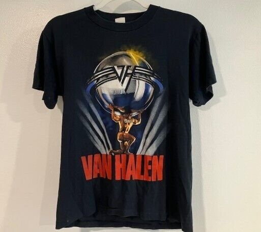Van Halen 5150 US Tour Vintage Concert Tour 1986 Shirt M Poly Cotton Blend