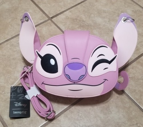 ★LOUNGEFLY★Stitch & Angel Crossbody Bag Loungefly Lilo & Stitch Angel Kiss Chocolate Box Heart