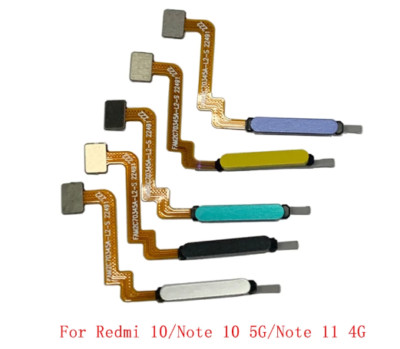 Fingerprint Sensor Scanner Home Button Flex Cable For Xiaomi Redmi 10 Note 10 5G