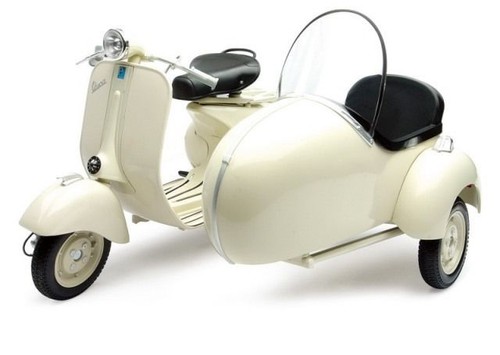 Dinky Toys 44B - Motocyclette AA Patrol Avec Side-car - Jaune - Vintage UK