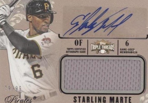 2014 Topps Triple Threads - Starling Marte #UAJR-SMA