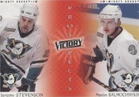 2000-01 Upper Deck Victory - Jeremy Stevenson Maxim Balmochnykh #272