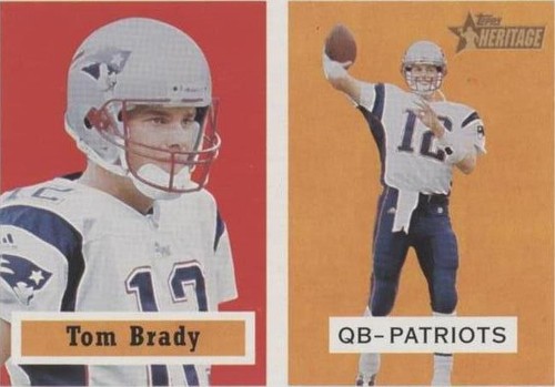 2002 Topps Heritage Tom Brady #50