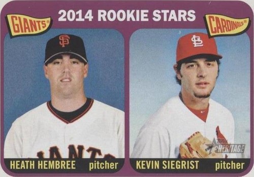 2014 Topps Heritage - Heath Hembree Kevin Siegrist #282
