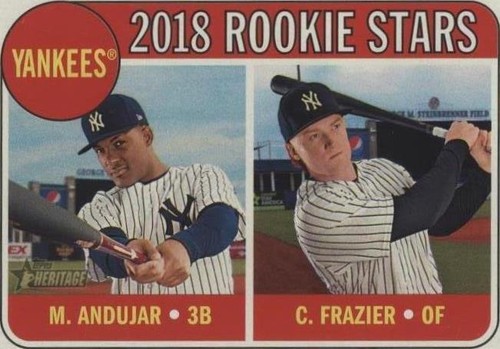 2018 Topps Heritage - Clint Frazier Miguel Andujar #114