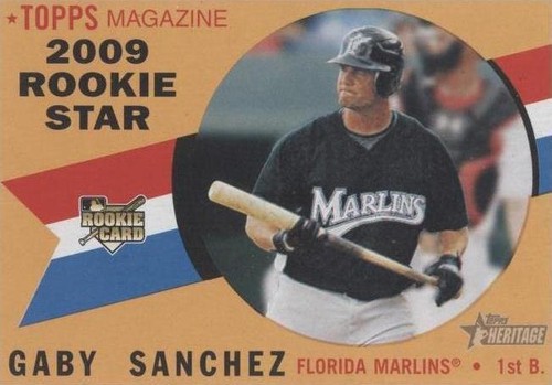 2009 Topps Heritage - Gaby Sanchez #127