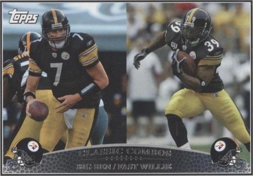 2009 Topps Ben Roethlisberger Willie Parker #329