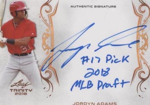 2018 Leaf Trinity - Jordyn Adams #A-JA2