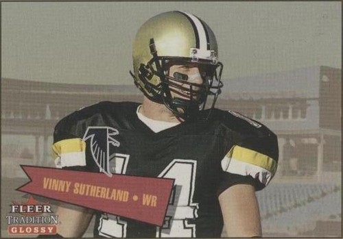 2001 Fleer Tradition Glossy Vinny Sutherland #436