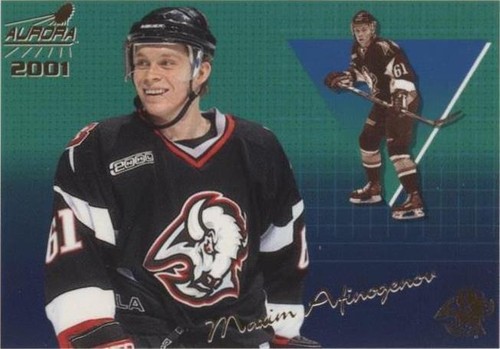 2000-01 Pacific Aurora - Maxim Afinogenov #16