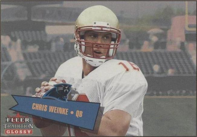 2001 Fleer Tradition Glossy Chris Weinke #408