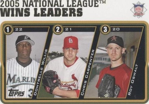 2005 Topps Updates & Highlights - Chris Carpenter Dontrelle Willis Roy Oswalt #UH144