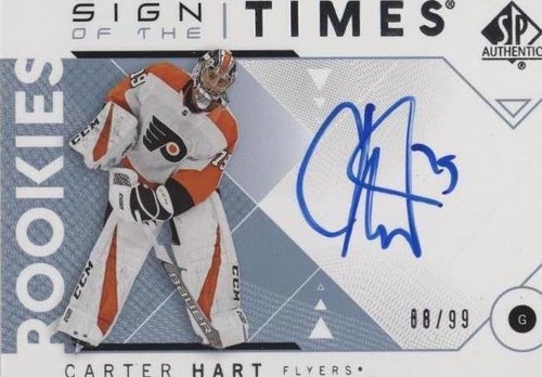 2018-19 SP Authentic - Carter Hart #SOTR-CH
