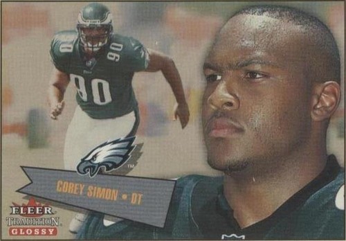 2001 Fleer Tradition Glossy Corey Simon #100