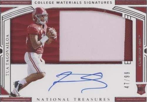 2020 Panini National Treasures Collegiate Tua Tagovailoa #106