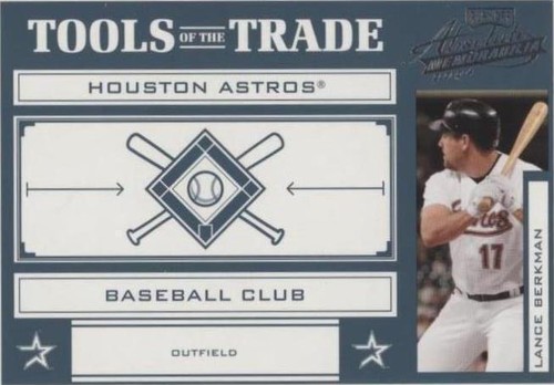 2004 Playoff Absolute Memorabilia - Lance Berkman #TT-80