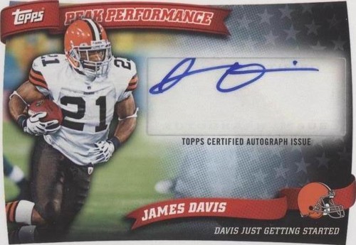 2010 Topps James Davis #PPA-JDA