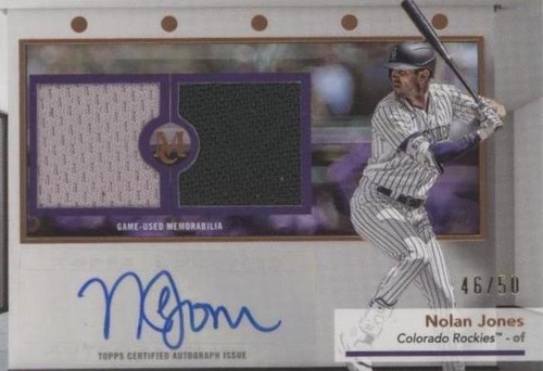 2024 Topps Museum Collection - Nolan Jones #SWDRA-NJ