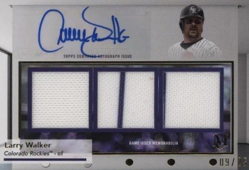2024 Topps Museum Collection - Larry Walker #SWTRA-LW