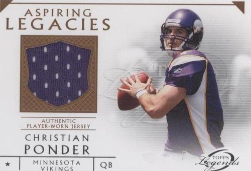 2011 Topps Gridiron Legends Christian Ponder #ALR-CP
