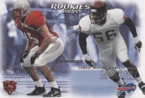2000 Skybox Dominion Brian Urlacher Corey Moore #242