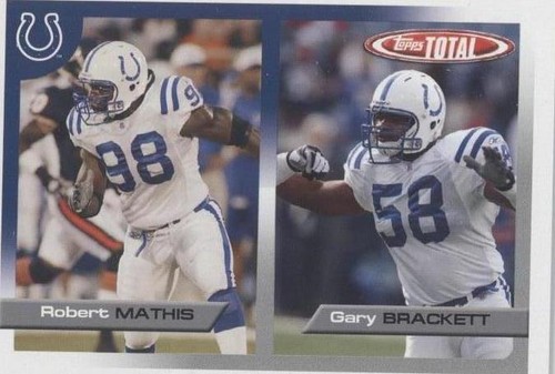 2005 Topps Total Gary Brackett Robert Mathis #147