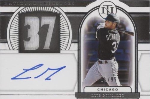 2021 Panini National Treasures - Luis Gonzalez #SN-LG