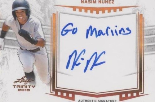 2019 Leaf Trinity - Nasim Nunez #A-NN1
