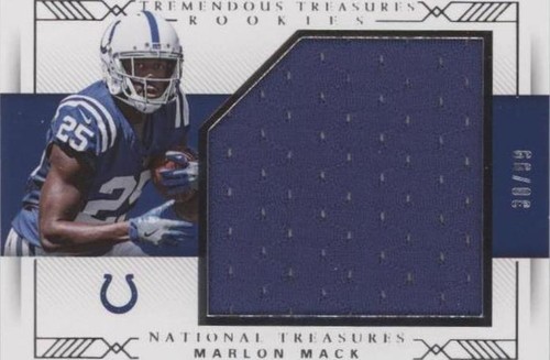 2017 Panini National Treasures Marlon Mack #37