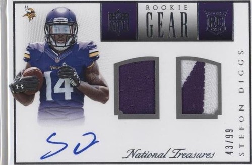 2015 Panini National Treasures Stefon Diggs #RNG-SD
