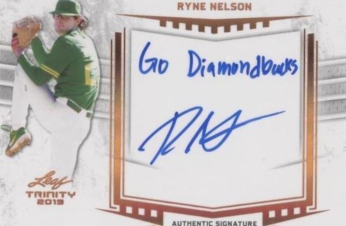 2019 Leaf Trinity - Ryne Nelson #A-RN1