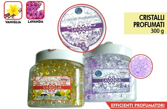 Profumatore Deodorante Cristalli Profumati Confezione 300gr Ambiente sus