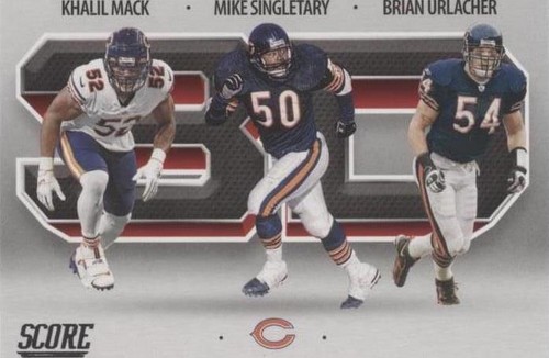 2021 Score Brian Urlacher Khalil Mack Mike Singletary #3D1
