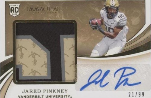 2020 Panini Immaculate Collection Collegiate Jared Pinkney #121