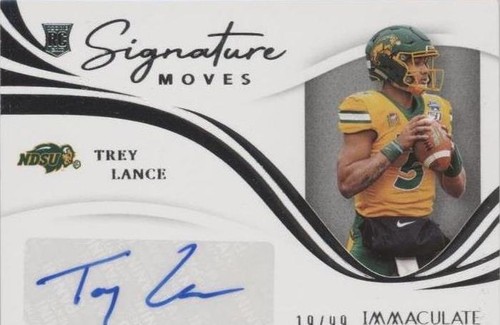 2021 Panini Immaculate Collection Collegiate Trey Lance #SM-TL
