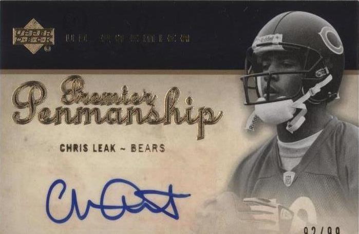 2007 UD Premier Chris Leak #PP-CL
